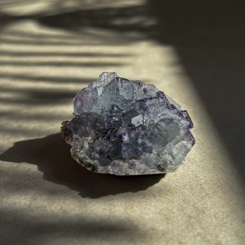 geode di Fluorite Blu
